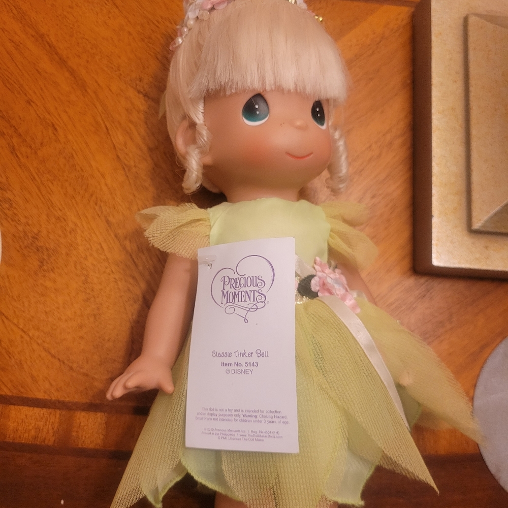 Linda Rick collectable Precious Moments classic Tinkerbell. Approximately 12inch - Picture 7 of 9